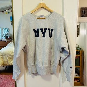 Vintage NYU crew neck sweatshirt